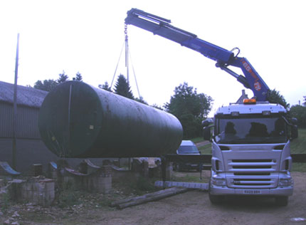 This project involved the cleaning and licensed disposal of 6 no. 12,000 gallon steel tanks